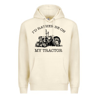 Sandshell I D Rather Be On My Tractor Premium Hoodie - Bettercallsaul