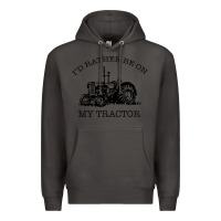 Smoke I D Rather Be On My Tractor Premium Hoodie - Bettercallsaul