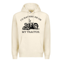 Tofu I D Rather Be On My Tractor Premium Hoodie - Bettercallsaul