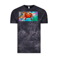 Cloud Black crab license plate Vintage Tee - BarkalooDesign