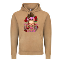 Vintage Camel one loved teacher messy bun Vintage Hoodie - RanaPortraitStore