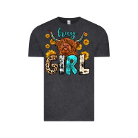 Vintage Black hay girl Vintage Tee - Zillion Design Studio