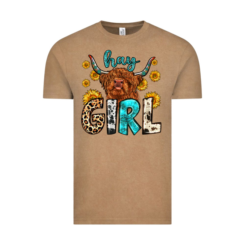 Hay Girl Vintage Tee by Zillion Design Studio | Teevron