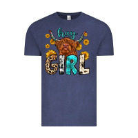 Vintage Denim hay girl Vintage Tee - Zillion Design Studio