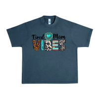 Midnight Navy tired mom vibes Urban Heavy Tee - texasbilliewilder