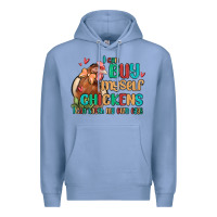 Colony Blue i can buy myself chickens i can hatch my own eggs Premium Hoodie - MaliasSmallBusiness