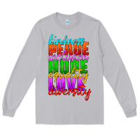 Moon Dust kindness peace inclusion hope equality love diversity Long Sleeve Tee - HRA Design Shop