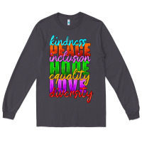 Smoke kindness peace inclusion hope equality love diversity Long Sleeve Tee - HRA Design Shop