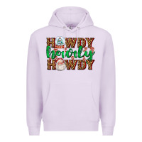 Lilac howdy howdy howdy Premium Hoodie - AdoDesignShop