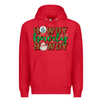 Red howdy howdy howdy Premium Hoodie - AdoDesignShop