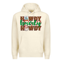 Sandshell howdy howdy howdy Premium Hoodie - AdoDesignShop