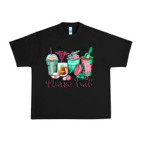 Black nurse fuel coffee cups Urban Heavy Tee - Zillion Design Studio