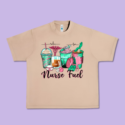 Nurse Fuel Coffee Cups Urban Heavy Tee Designed By Zillion Design Studio