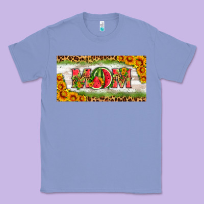 Watermelon Mom License Plate Classic Tee Designed By Hra Design Shop