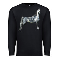 Black Tennessee Walking Horse Premium Sweatshirt - LillyAllenDesigns