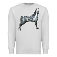 Dove Grey Tennessee Walking Horse Premium Sweatshirt - LillyAllenDesigns
