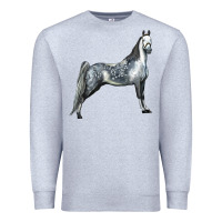 Heather Grey Tennessee Walking Horse Premium Sweatshirt - LillyAllenDesigns