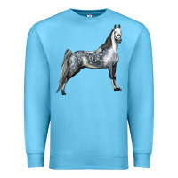 Ocean Blue Tennessee Walking Horse Premium Sweatshirt - LillyAllenDesigns