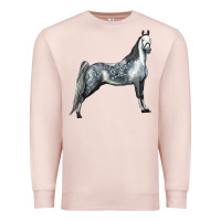 Pale Pink Tennessee Walking Horse Premium Sweatshirt - LillyAllenDesigns