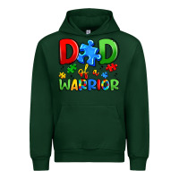 Forest Green dad of a warrior Urban Hoodie - Artiststas