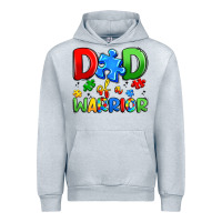 Heather Grey dad of a warrior Urban Hoodie - Artiststas