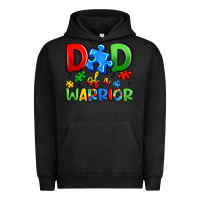 Pigment Black dad of a warrior Urban Hoodie - Artiststas