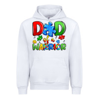 White dad of a warrior Urban Hoodie - Artiststas