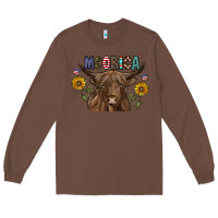 Chestnut Moorica Long Sleeve Tee - CowhideDigitalArt