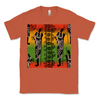 Copper african silhouette seamless pattern Classic Tee - BundleAndBundleShop