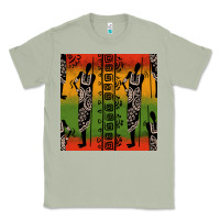 Matcha african silhouette seamless pattern Classic Tee - BundleAndBundleShop