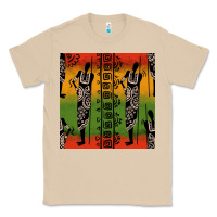 Mushroom african silhouette seamless pattern Classic Tee - BundleAndBundleShop