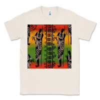 Natural african silhouette seamless pattern Classic Tee - BundleAndBundleShop
