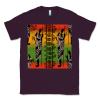 Plum african silhouette seamless pattern Classic Tee - BundleAndBundleShop