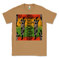 Toasted Coconut african silhouette seamless pattern Classic Tee - BundleAndBundleShop