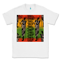White african silhouette seamless pattern Classic Tee - BundleAndBundleShop
