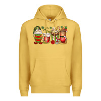 Antique Gold elf coffee cups Premium Hoodie - MaliasSmallBusiness