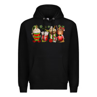 Black elf coffee cups Premium Hoodie - MaliasSmallBusiness