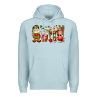 Blue Mist elf coffee cups Premium Hoodie - MaliasSmallBusiness