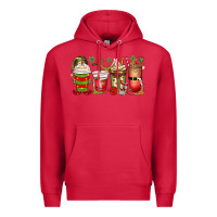 Cardinal elf coffee cups Premium Hoodie - MaliasSmallBusiness