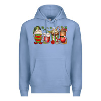 Colony Blue elf coffee cups Premium Hoodie - MaliasSmallBusiness
