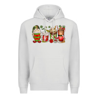 Dove Grey elf coffee cups Premium Hoodie - MaliasSmallBusiness
