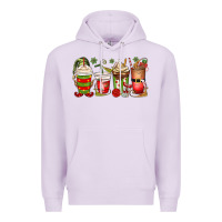Lilac elf coffee cups Premium Hoodie - MaliasSmallBusiness