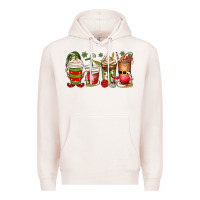 Pale Pink elf coffee cups Premium Hoodie - MaliasSmallBusiness