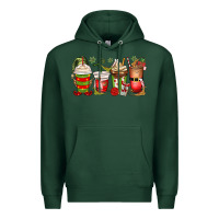 Sports Green elf coffee cups Premium Hoodie - MaliasSmallBusiness