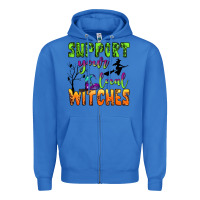 True Royal support your local witches Zipper Hoodie - BundleAndBundleShop