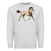 Dove Grey Appaloosa Horse Premium Sweatshirt - LillyAllenDesigns