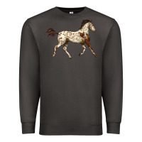 Smoke Appaloosa Horse Premium Sweatshirt - LillyAllenDesigns