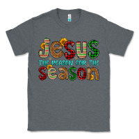 Charcoal Heather jesus the reason for the season Classic Tee - FaDigitalArtStudio