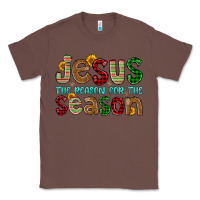 Chestnut jesus the reason for the season Classic Tee - FaDigitalArtStudio