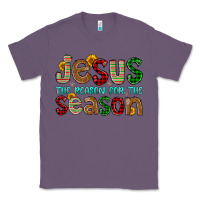 Lavender jesus the reason for the season Classic Tee - FaDigitalArtStudio